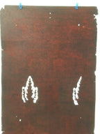 Antique Japanese Katagami Kimono Stencil Katazome Tree C751