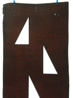 Antique Japanese Katagami Kimono Stencil Katazome Triangle Geometric C771