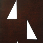 Antique Japanese Katagami Kimono Stencil Katazome Triangle Geometric C771