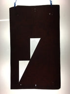 Antique Japanese Katagami Kimono Stencil Katazome Triangle Geometric C772