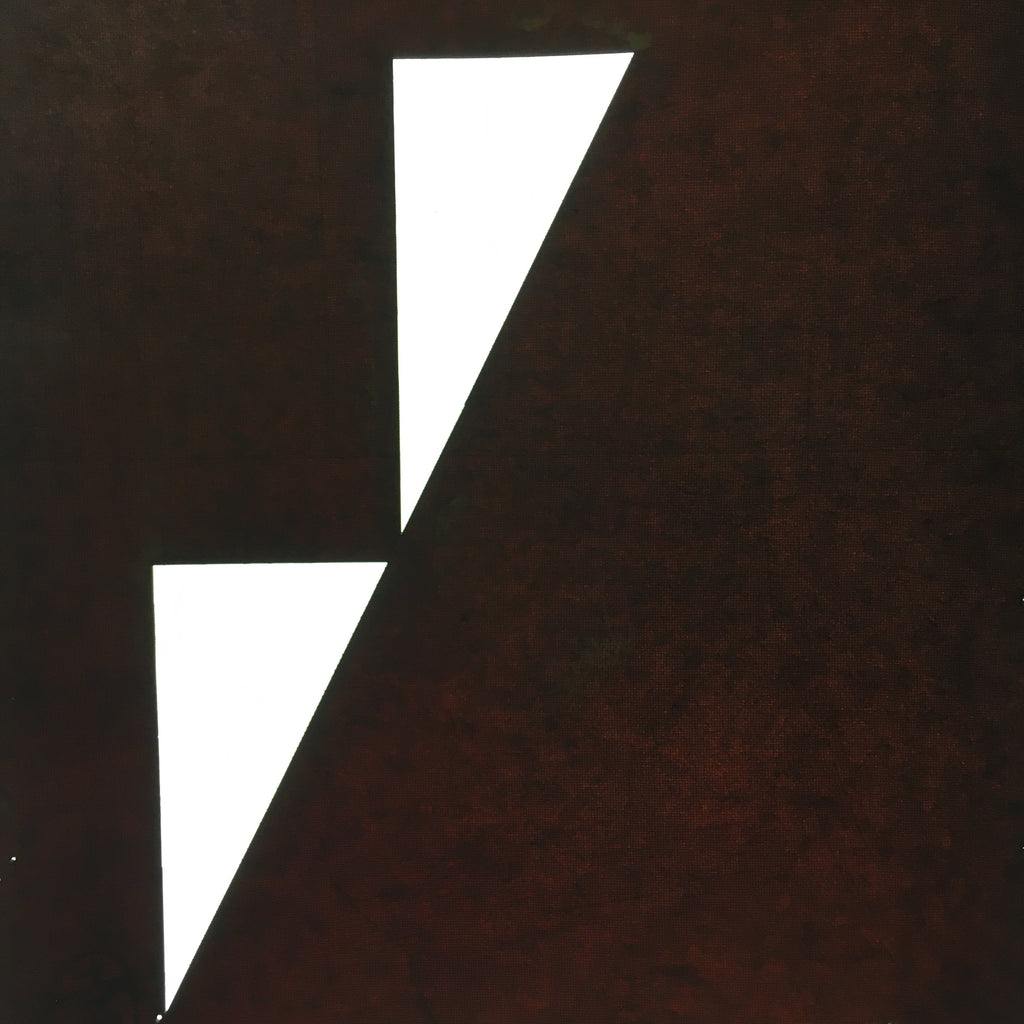 Antique Japanese Katagami Kimono Stencil Katazome Triangle Geometric C772