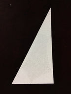 Antique Japanese Katagami Kimono Stencil Katazome Triangle Geometric C773