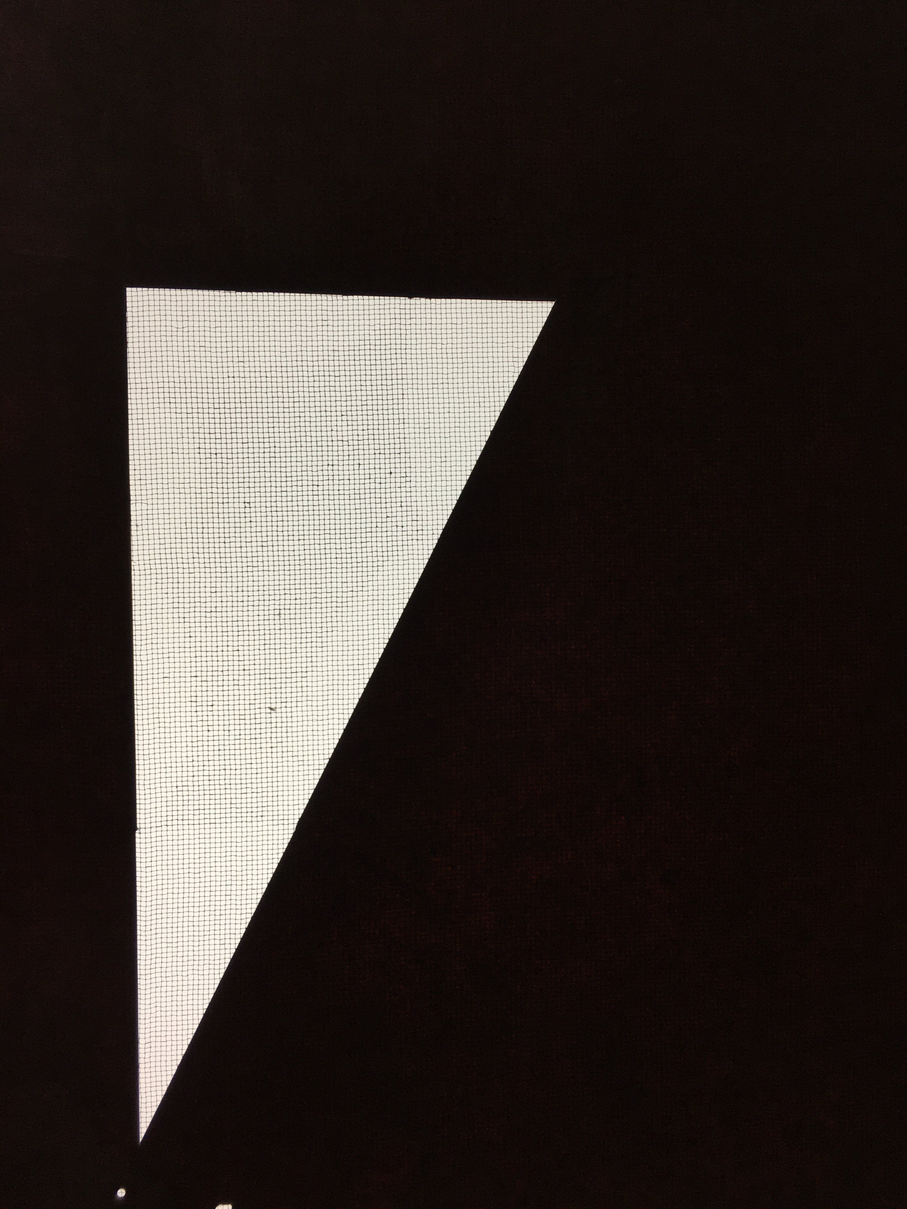 Antique Japanese Katagami Kimono Stencil Katazome Triangle Geometric C773