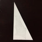 Antique Japanese Katagami Kimono Stencil Katazome Triangle Geometric C773