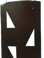 Antique Japanese Katagami Kimono Stencil Katazome Triangle Geometric C774