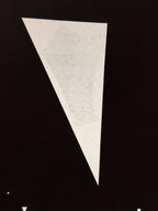 Antique Japanese Katagami Kimono Stencil Katazome Triangle Geometric C774