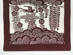 Antique Japanese Katagami Kimono Stencil Pine Wisteria Cherry Blossom 4Y495