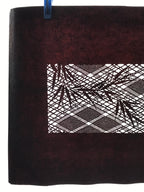 Antique Japanese Katagami Paper Kimono Stencil Bamboo Leaf Basket Weave A637