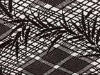 Antique Japanese Katagami Paper Kimono Stencil Bamboo Leaf Basket Weave A637