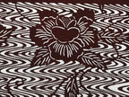 Antique Japanese Katagami Paper Kimono Stencil Butterflies Peony Flower A617