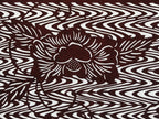 Antique Japanese Katagami Paper Kimono Stencil Butterflies Peony Flower A617