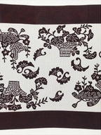Antique Japanese Katagami Paper Kimono Stencil Carnation Plum Blossom A625