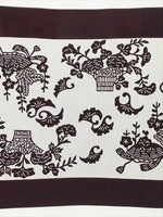 Antique Japanese Katagami Paper Kimono Stencil Carnation Plum Blossom A625