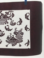 Antique Japanese Katagami Paper Kimono Stencil Carnation Plum Blossom A625