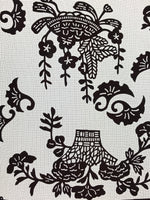 Antique Japanese Katagami Paper Kimono Stencil Carnation Plum Blossom A625