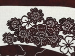 Antique Japanese Katagami Paper Kimono Stencil Cherry Blossom Village Iris A630
