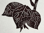 Antique Japanese Katagami Paper Kimono Stencil Flowers Birds Plants C889