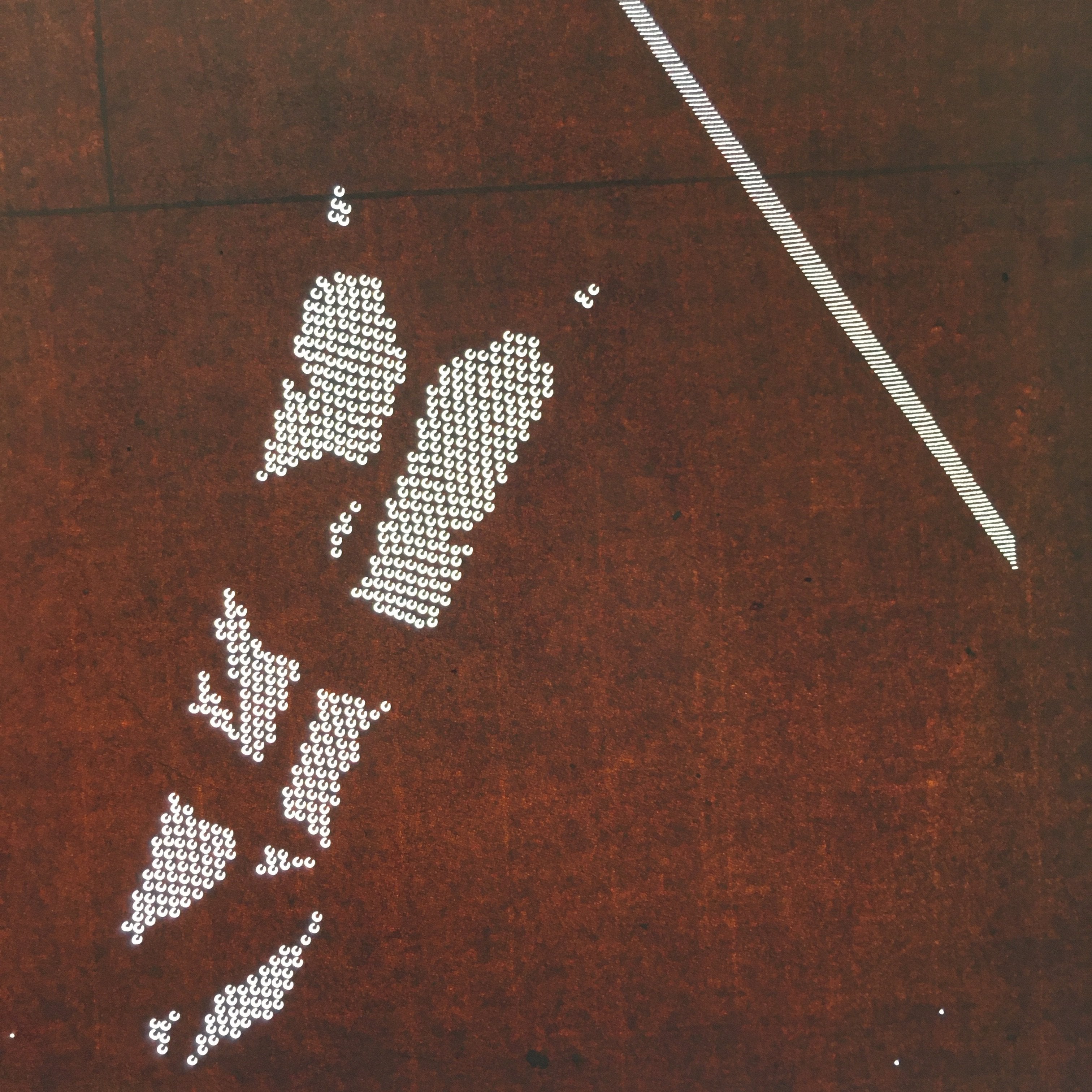 Antique Japanese Katagami Paper Kimono Stencil Katazome Arrow Design C656