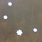 Antique Japanese Katagami Paper Kimono Stencil Katazome Autumn Leaf Design C637