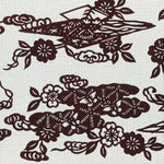 Antique Japanese Katagami Paper Kimono Stencil Katazome Cherry Blossoms A626