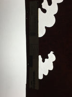 Antique Japanese Katagami Paper Kimono Stencil Katazome Cloud Pattern C866