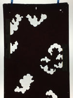 Antique Japanese Katagami Paper Kimono Stencil Katazome Cloud Pattern C866