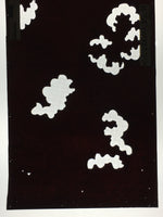 Antique Japanese Katagami Paper Kimono Stencil Katazome Cloud Pattern C866
