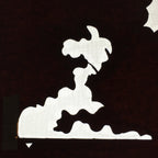 Antique Japanese Katagami Paper Kimono Stencil Katazome Cloud Pattern C869