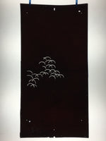 Antique Japanese Katagami Paper Kimono Stencil Katazome Curved Line Pattern C861