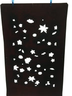Antique Japanese Katagami Paper Kimono Stencil Katazome Design Flower Leaf C825