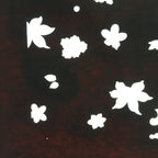 Antique Japanese Katagami Paper Kimono Stencil Katazome Design Flower Leaf C825