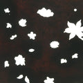 Antique Japanese Katagami Paper Kimono Stencil Katazome Design Flower Leaf C825