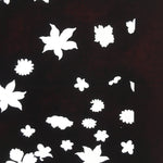 Antique Japanese Katagami Paper Kimono Stencil Katazome Design Flower Leaf C826