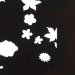 Antique Japanese Katagami Paper Kimono Stencil Katazome Design Flower Leaf C826