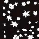 Antique Japanese Katagami Paper Kimono Stencil Katazome Design Flower Leaf C826