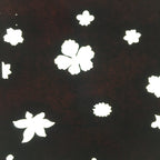 Antique Japanese Katagami Paper Kimono Stencil Katazome Design Flower Leaf C828