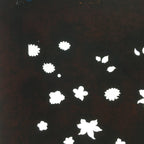 Antique Japanese Katagami Paper Kimono Stencil Katazome Design Flowers C823