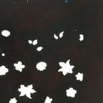 Antique Japanese Katagami Paper Kimono Stencil Katazome Design Flowers C823