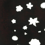 Antique Japanese Katagami Paper Kimono Stencil Katazome Design Flowers C823