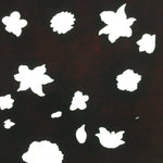 Antique Japanese Katagami Paper Kimono Stencil Katazome Design Flowers C823