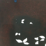 Antique Japanese Katagami Paper Kimono Stencil Katazome Design Petal C824