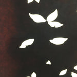 Antique Japanese Katagami Paper Kimono Stencil Katazome Design Petal C824