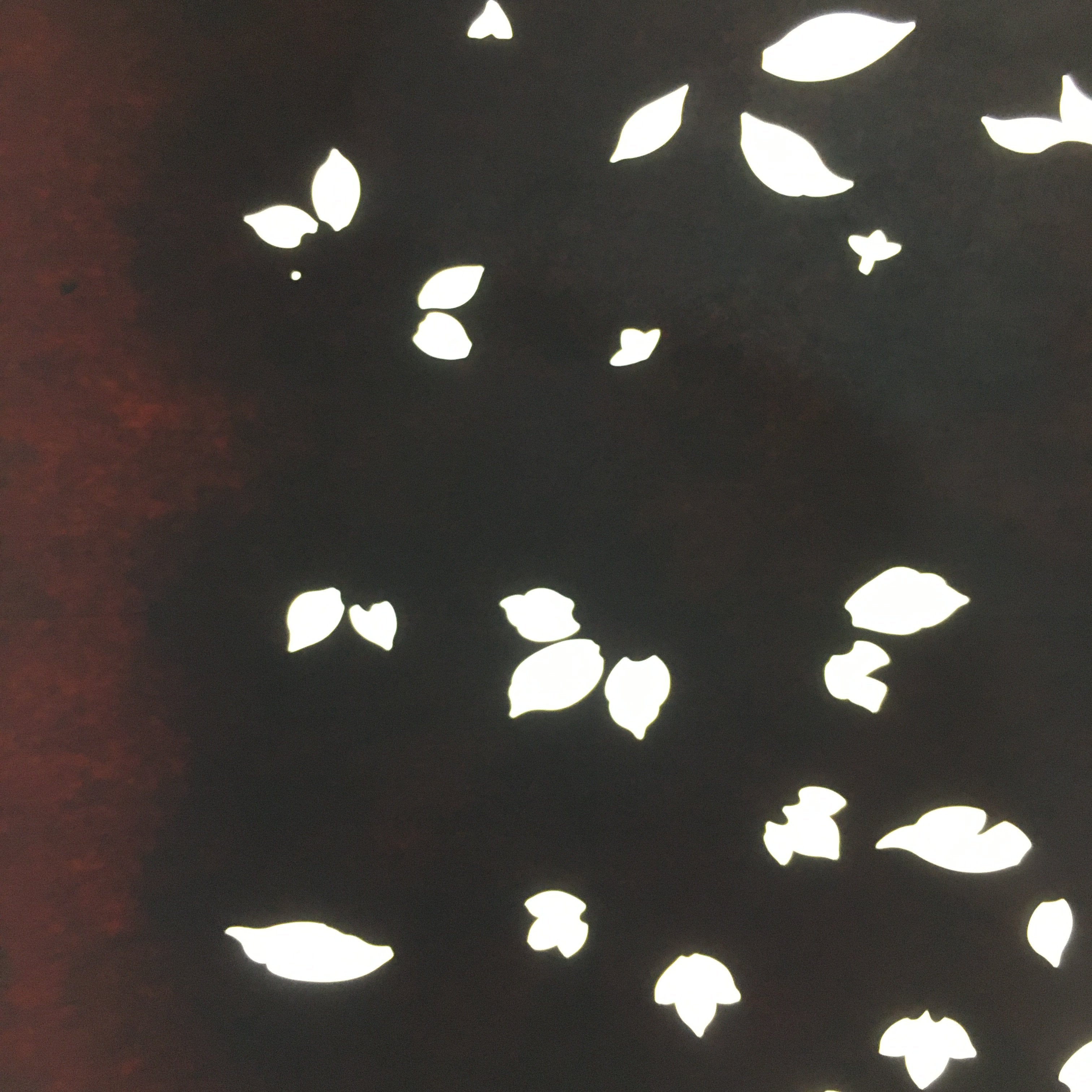 Antique Japanese Katagami Paper Kimono Stencil Katazome Design Petal C824