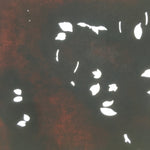 Antique Japanese Katagami Paper Kimono Stencil Katazome Design Petal C827