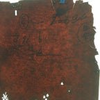 Antique Japanese Katagami Paper Kimono Stencil Katazome Design Pine Leaf C816