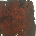 Antique Japanese Katagami Paper Kimono Stencil Katazome Design Pine Leaf C816