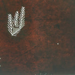 Antique Japanese Katagami Paper Kimono Stencil Katazome Design Pine Leaf C816