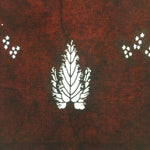 Antique Japanese Katagami Paper Kimono Stencil Katazome Design Pine Leaf C816