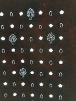 Antique Japanese Katagami Paper Kimono Stencil Katazome Design Tree Flower C833