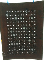 Antique Japanese Katagami Paper Kimono Stencil Katazome Design Tree Flower C833